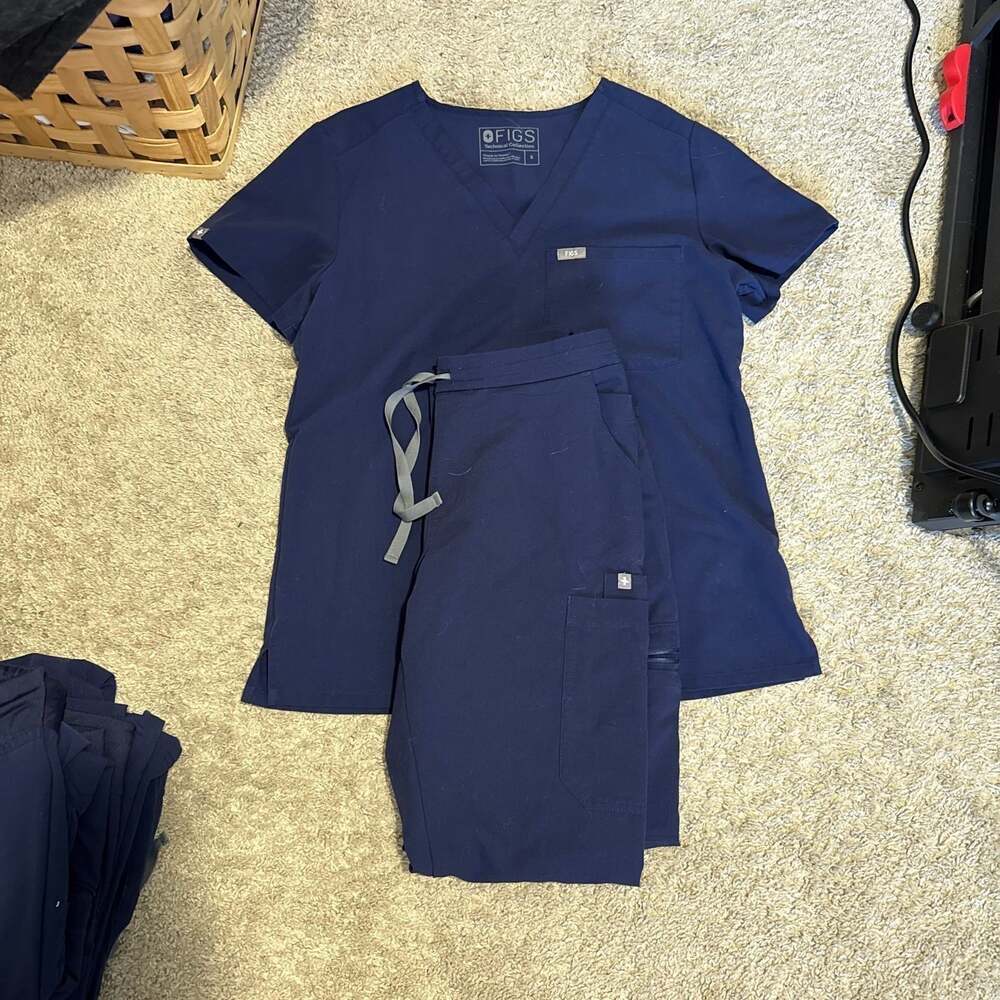 Figs scrub set Navy